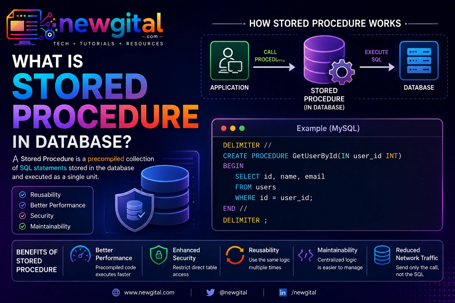 What is Stored Procedure in Database? what is stored procedure in database featured image